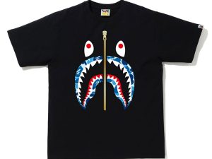 BAPE ABC GOLD ZIP SHARK (BLACK/BLUE)