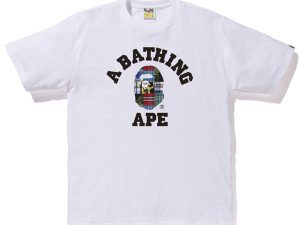 BAPE PATCHWORK COLLEGE (WHITE)
