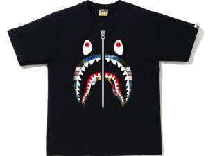 BAPE PATCHWORK SHARK (BLACK)
