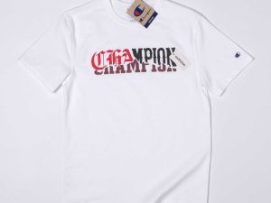 CHAMPION HERITAGE LOGO MASHUP (WHITE)