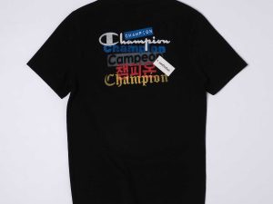 CHAMPION HERITAGE MULTI-LANGUAGE LOGOS (BLACK)