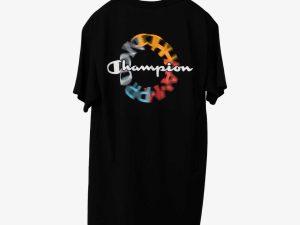 CHAMPION CLASSIC SCRIPT AND CIRCLE LOGO (BLACK)