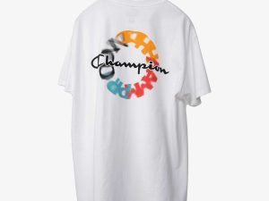 CHAMPION CLASSIC SCRIPT AND CIRCLE LOGO (WHITE)
