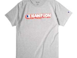 CHAMPION CLASSIC GRAPHIC CHUBBY BLOCK LOGO (OXFORD GREY)