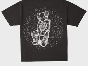 KAWS for KiD CuDi glow vintage black