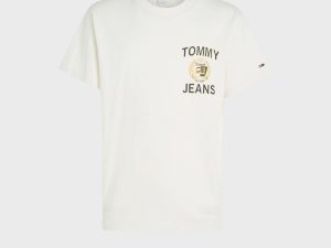 Tommy Jeans crest logo ancient white