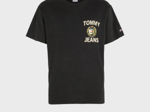 Tommy Jeans crest logo black