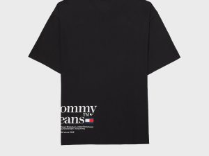 Tommy Jeans logo dark sable