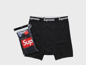 Supreme × Hanes Boxer Briefs (Black)