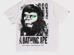 BAPE Garment Dye Multi Logo (White)