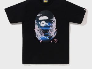 Bape Sakura Photo Ape Head (Black)