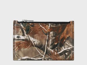 Supreme Realtree AP Camo Leather Zip Card Holder