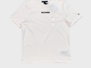 Tommy Hilfiger Ancient White Monotype Contrast Stitch