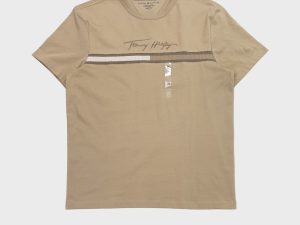Tommy Hilfiger Beige Tonal Signature Flag