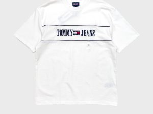 Tommy Jeans White Retro Logo Skater